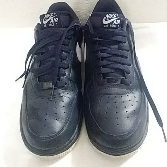 dark blue air force ones